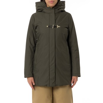 Toggle Coat in Gabardine Tecnico Fay