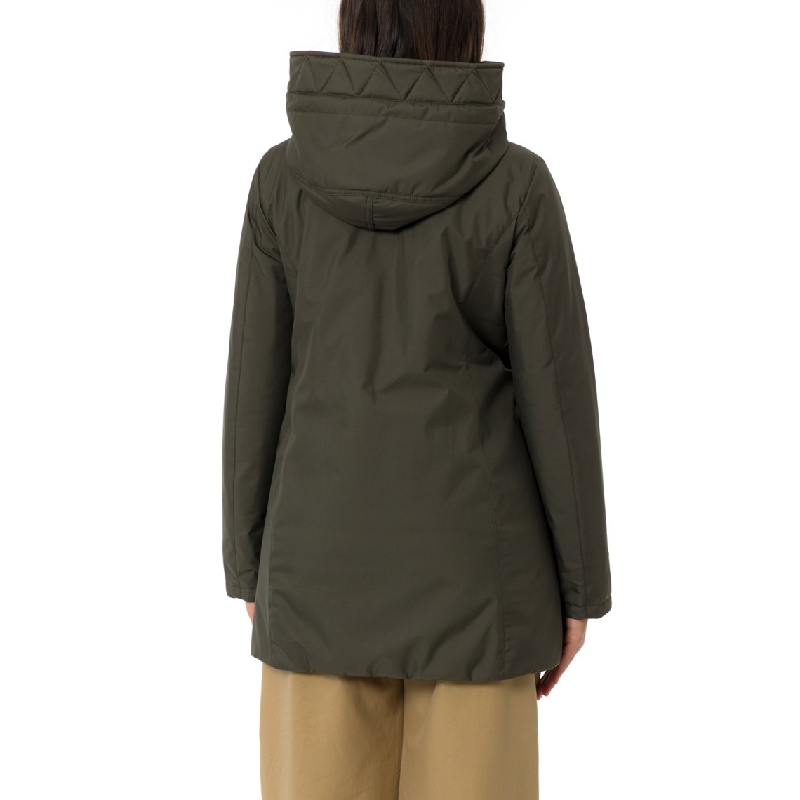 Toggle Coat in Gabardine Tecnico Fay