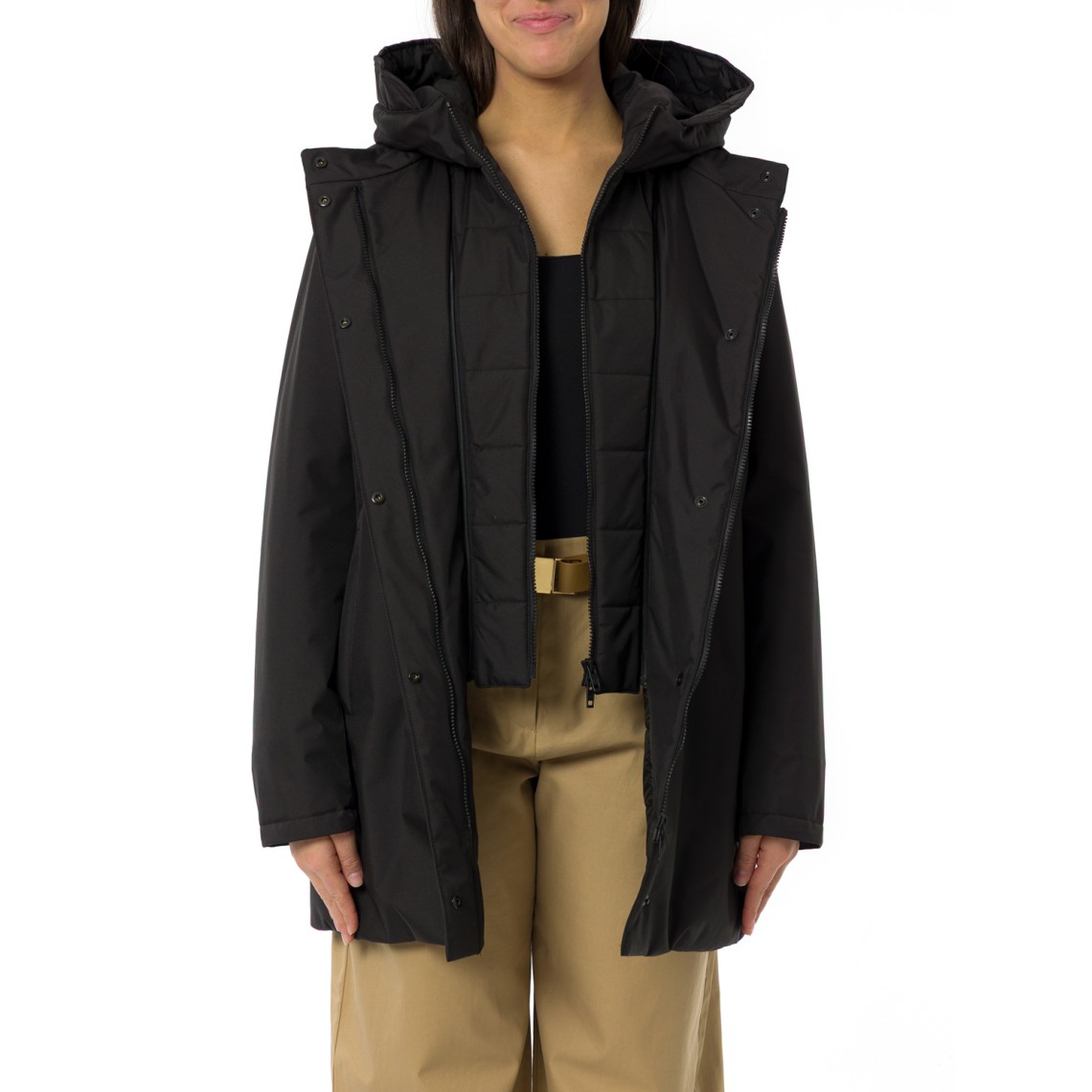 Toggle Coat in Gabardine Tecnico