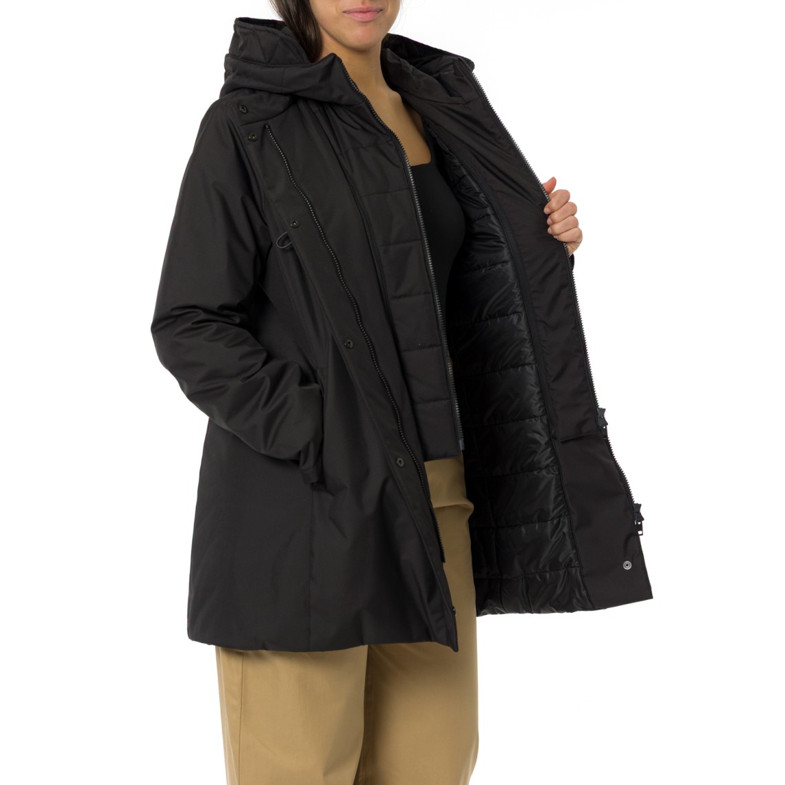 Toggle Coat in Gabardine Tecnico