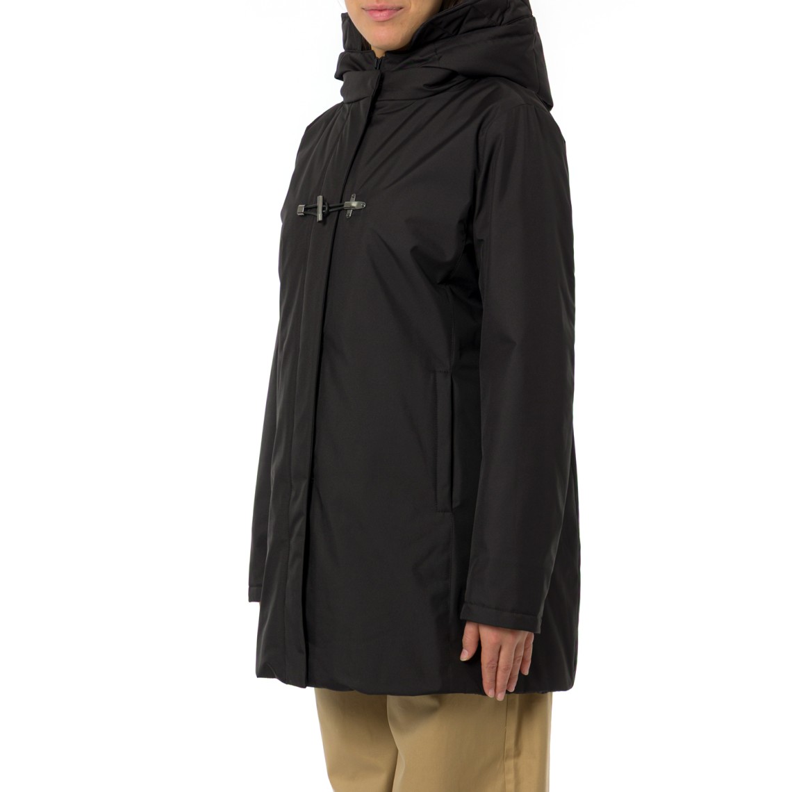 Toggle Coat in Gabardine Tecnico