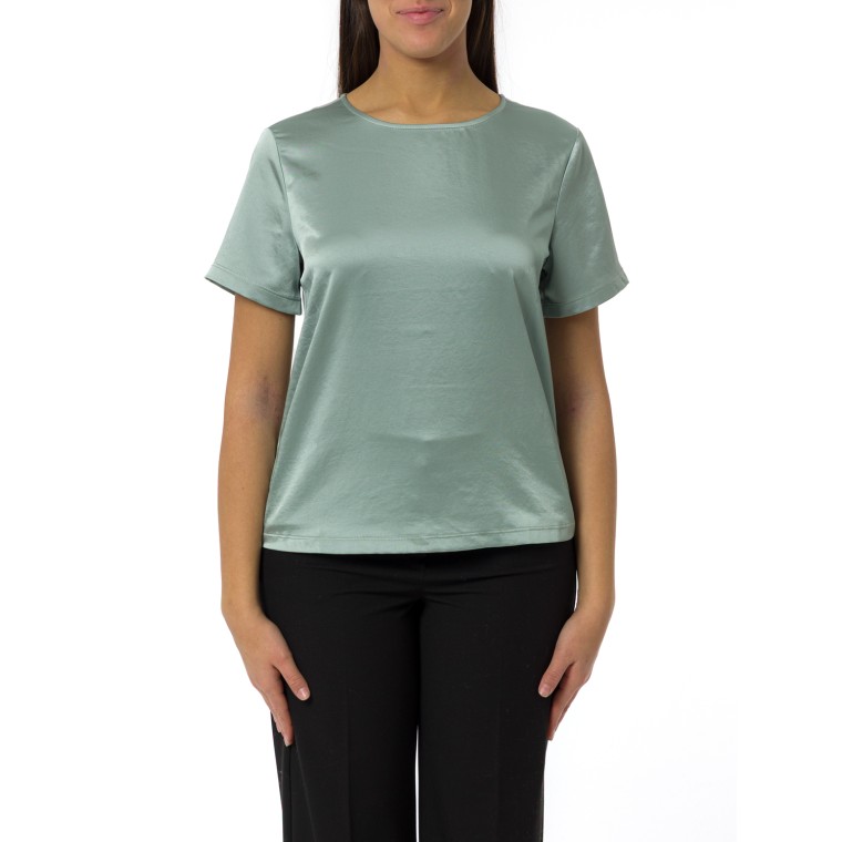 T-shirt in raso e jersey Gilbert Weekend Max Mara