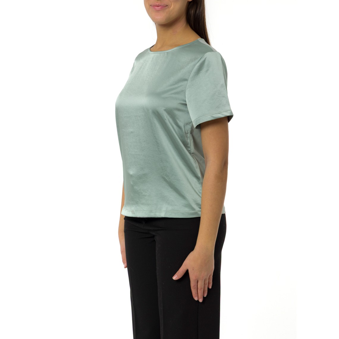 T-shirt in raso e jersey Gilbert Weekend Max Mara