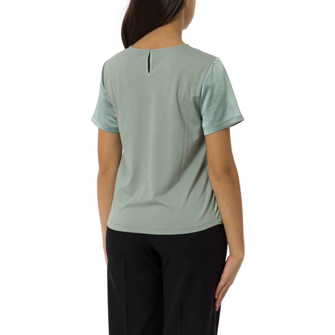T-shirt in raso e jersey Gilbert Weekend Max Mara