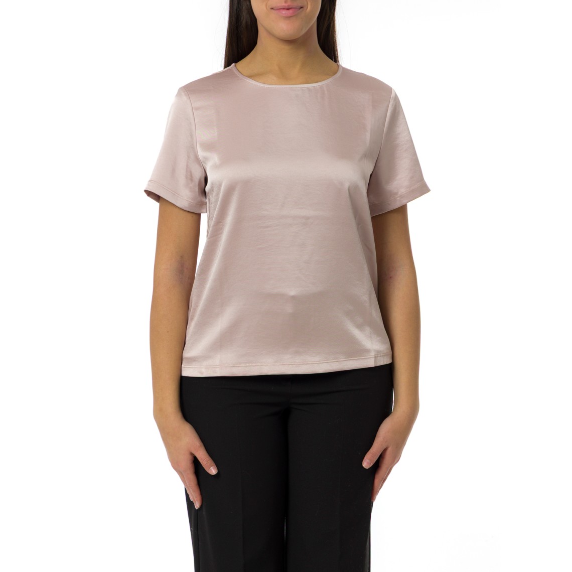 T-shirt in raso e jersey Gilbert Weekend Max Mara