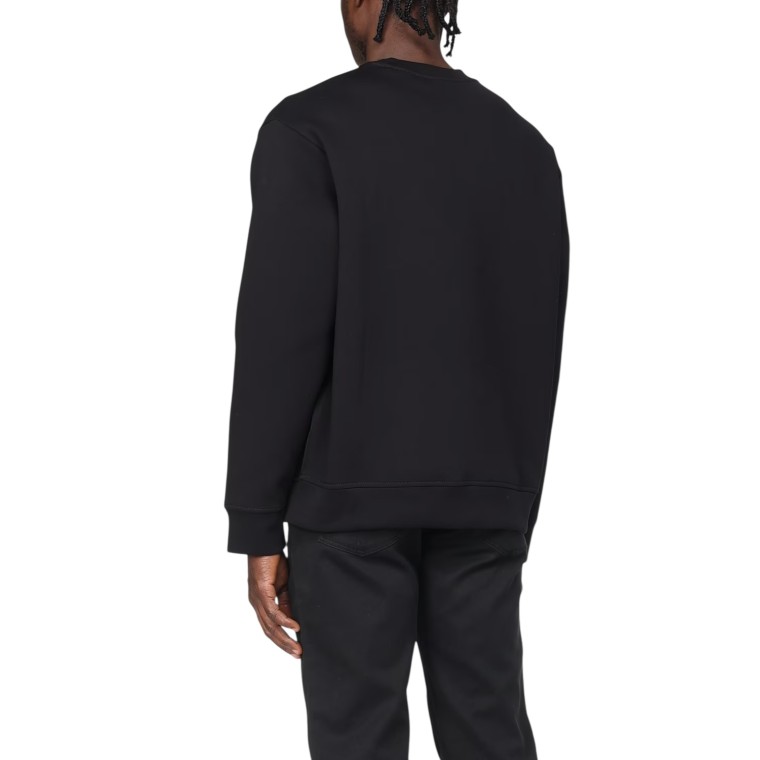 Felpa in misto cotone con logo Armani Exchange
