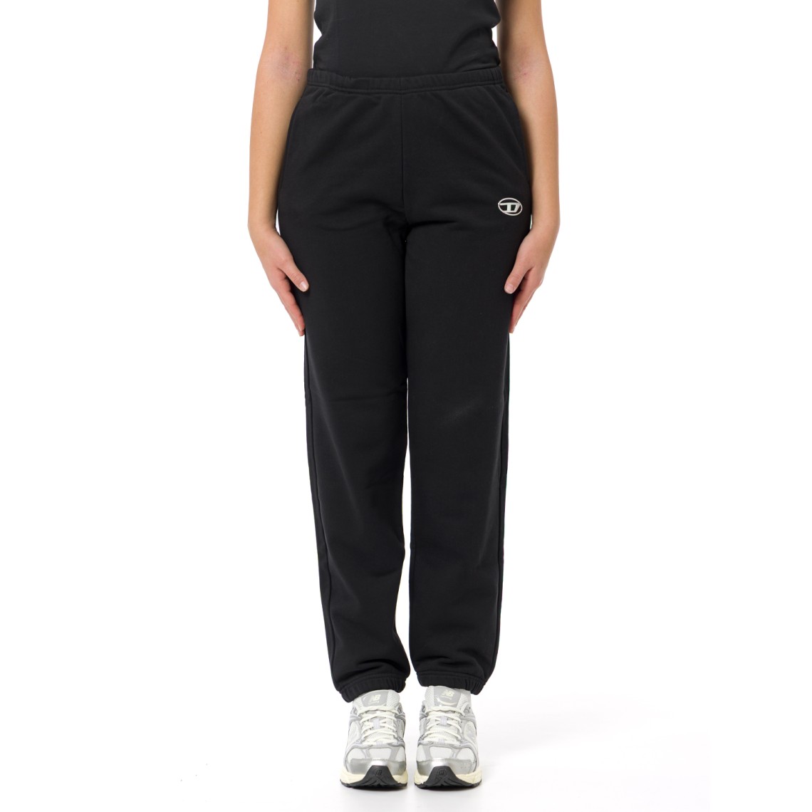 Pantaloni tuta Diesel con Oval D metallizzato
