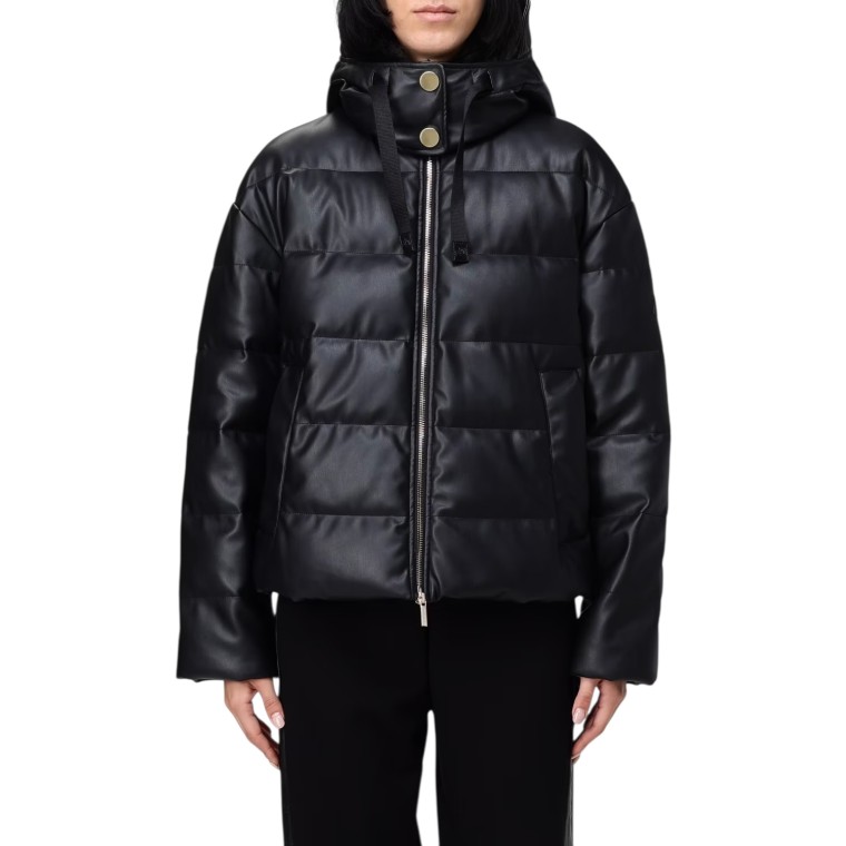 Piumino Armani Exchange in pelle sintetica trapuntata