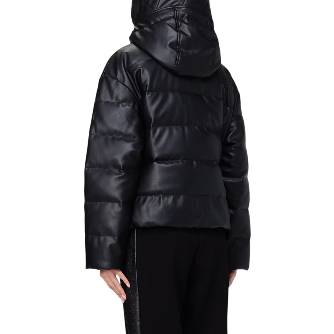 Piumino Armani Exchange in pelle sintetica trapuntata