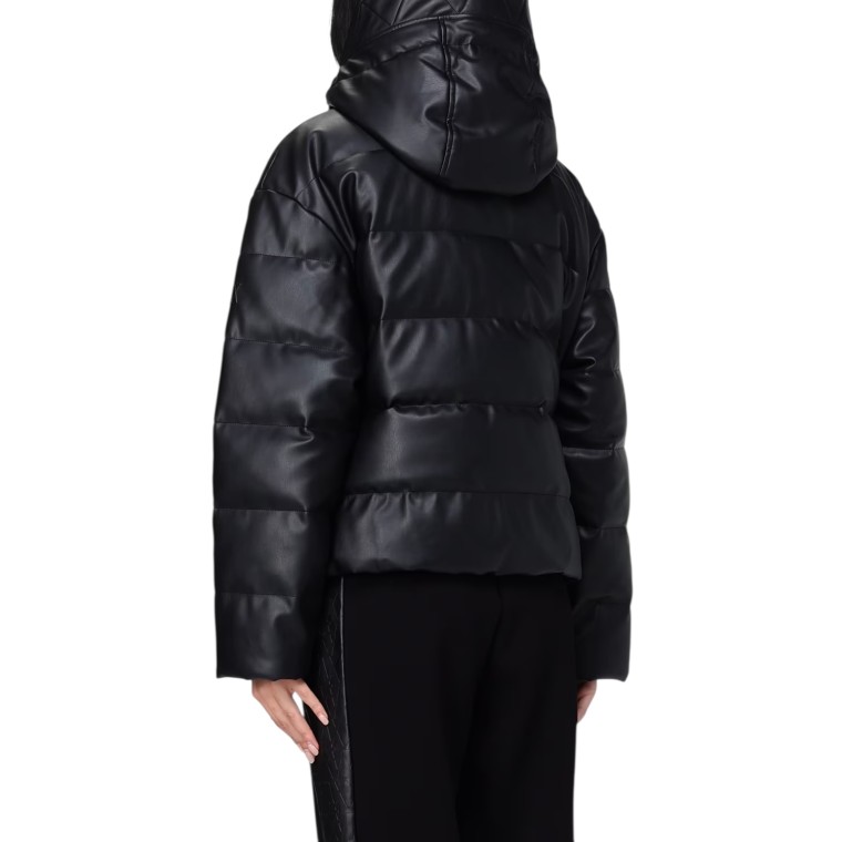 Piumino Armani Exchange in pelle sintetica trapuntata