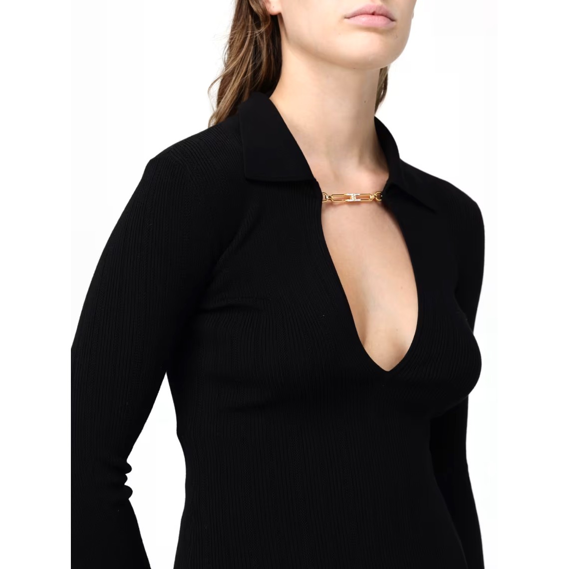 Maglia Elisabetta Franchi in misto viscosa e seta