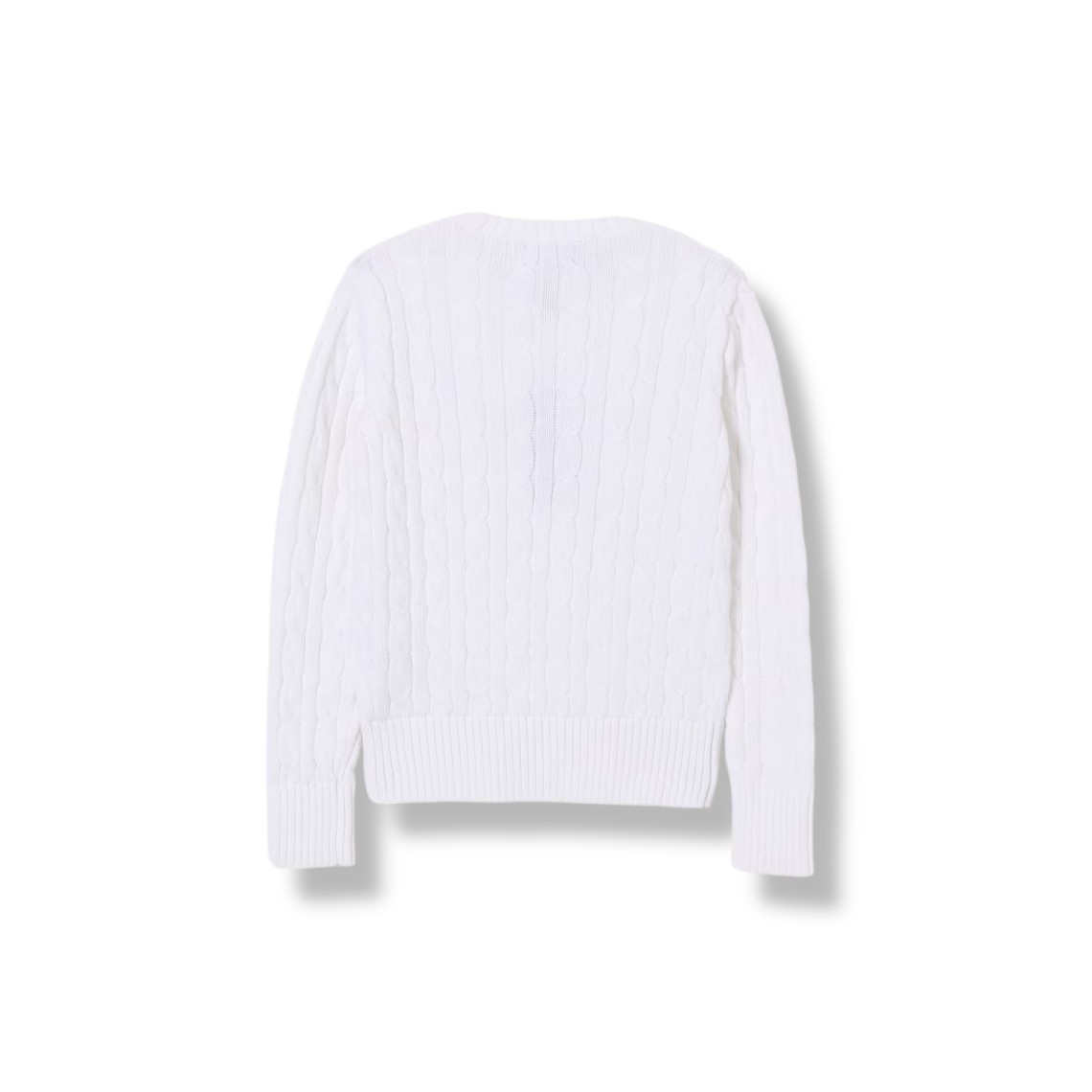 Maglia in cotone con logo Pony Polo Ralph Lauren bambina
