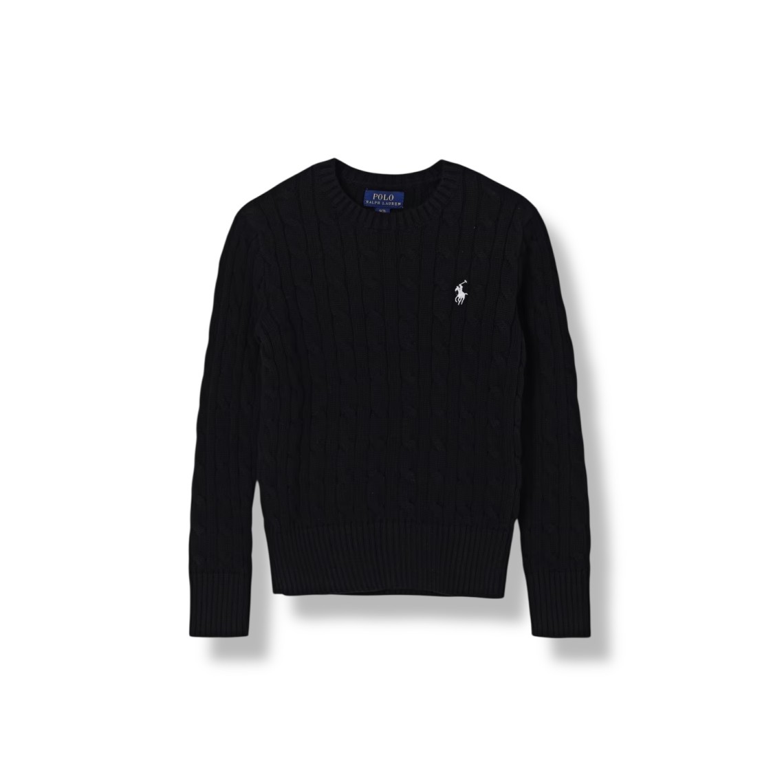 Maglia in cotone con logo Pony Polo Ralph Lauren bambina