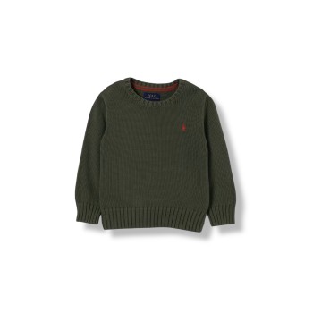 Maglia a girocollo in cotone con logo Pony Polo Ralph...