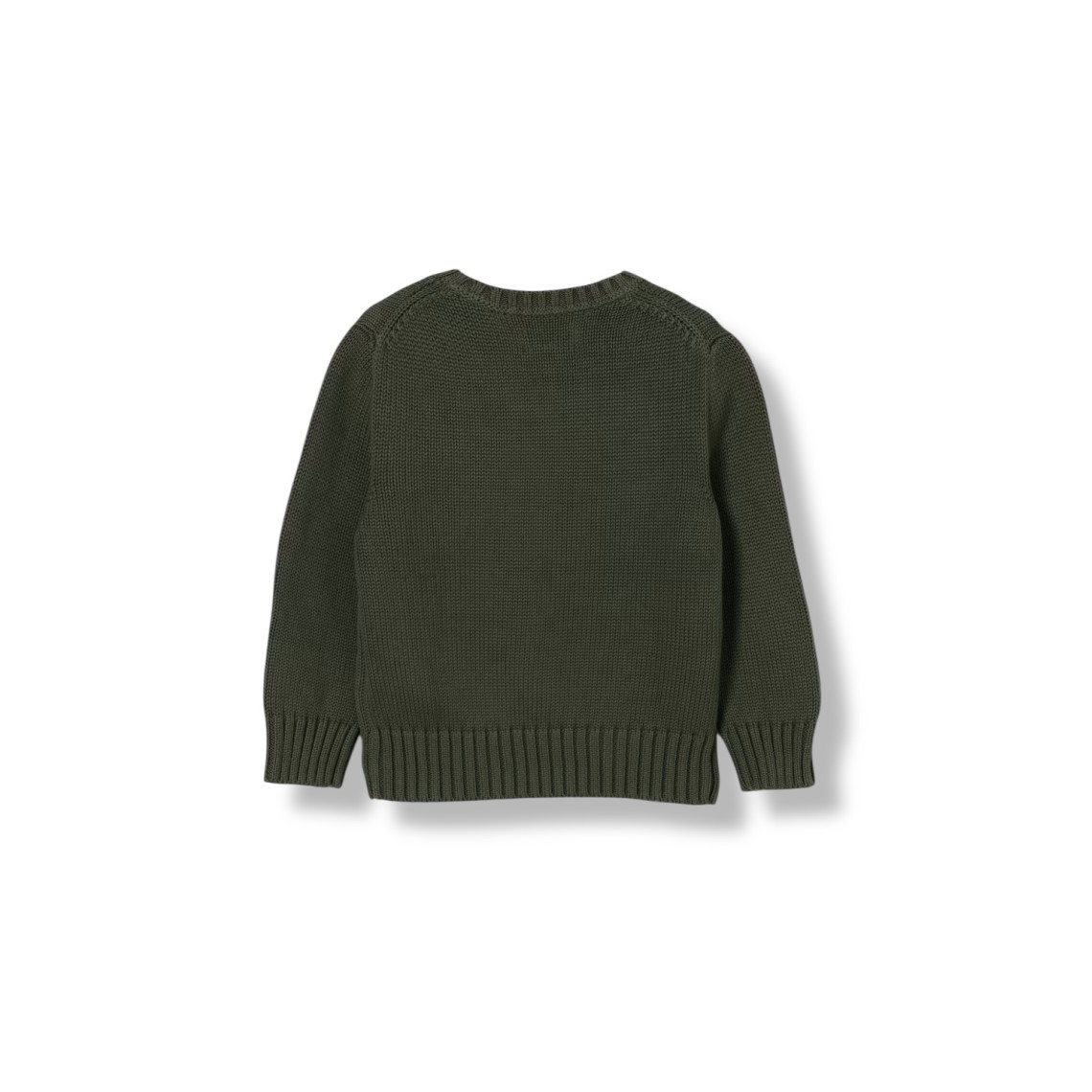 Maglia a girocollo in cotone con logo Pony Polo Ralph Lauren bambino