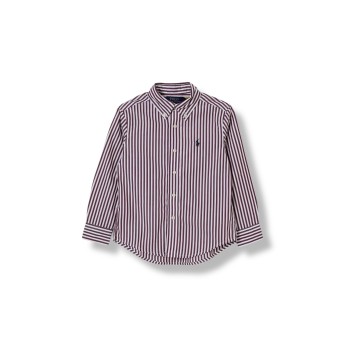 Camicia Polo Ralph Lauren in cotone a righe bambino
