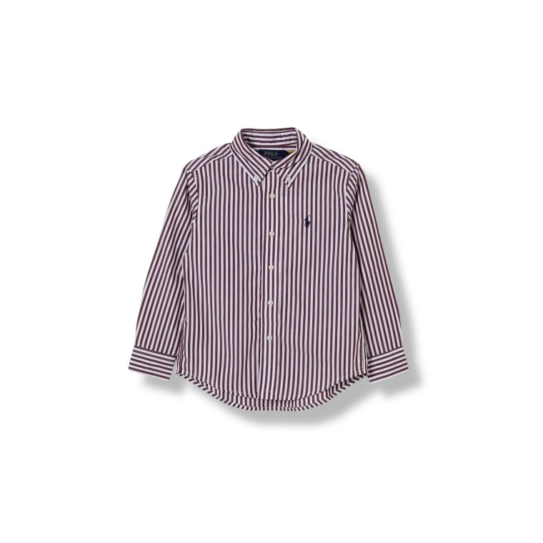 Camicia Polo Ralph Lauren in cotone a righe bambino