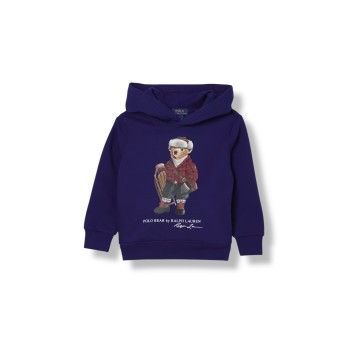 Felpa con cappuccio in misto cotone Polo Ralph Lauren...