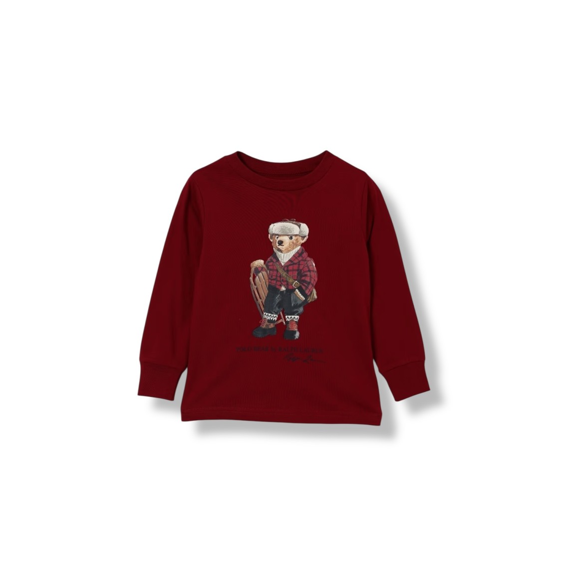 Felpa Polo Ralph Lauren in cotone con Teddy Polo bambino
