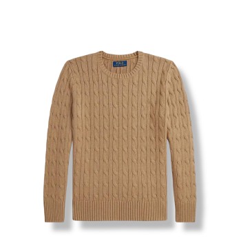 Maglione girocollo intrecciato Polo Ralph Lauren bambino