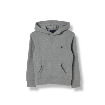 Felpa con cappuccio e logo Pony Polo Ralph Lauren bambino