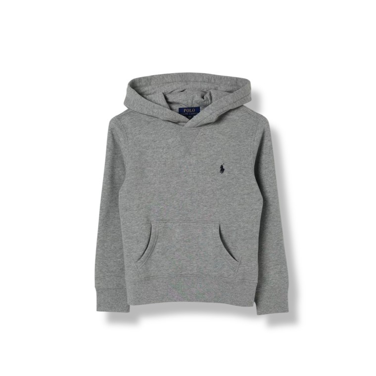 Felpa con cappuccio e logo Pony Polo Ralph Lauren bambino