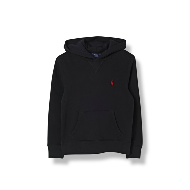Felpa con cappuccio e logo Pony Polo Ralph Lauren bambino