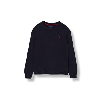 Maglia a girocollo in cotone con logo Polo Ralph Lauren...