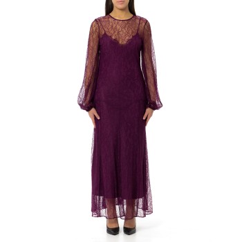 Abito Twinset in pizzo con sottoveste 
