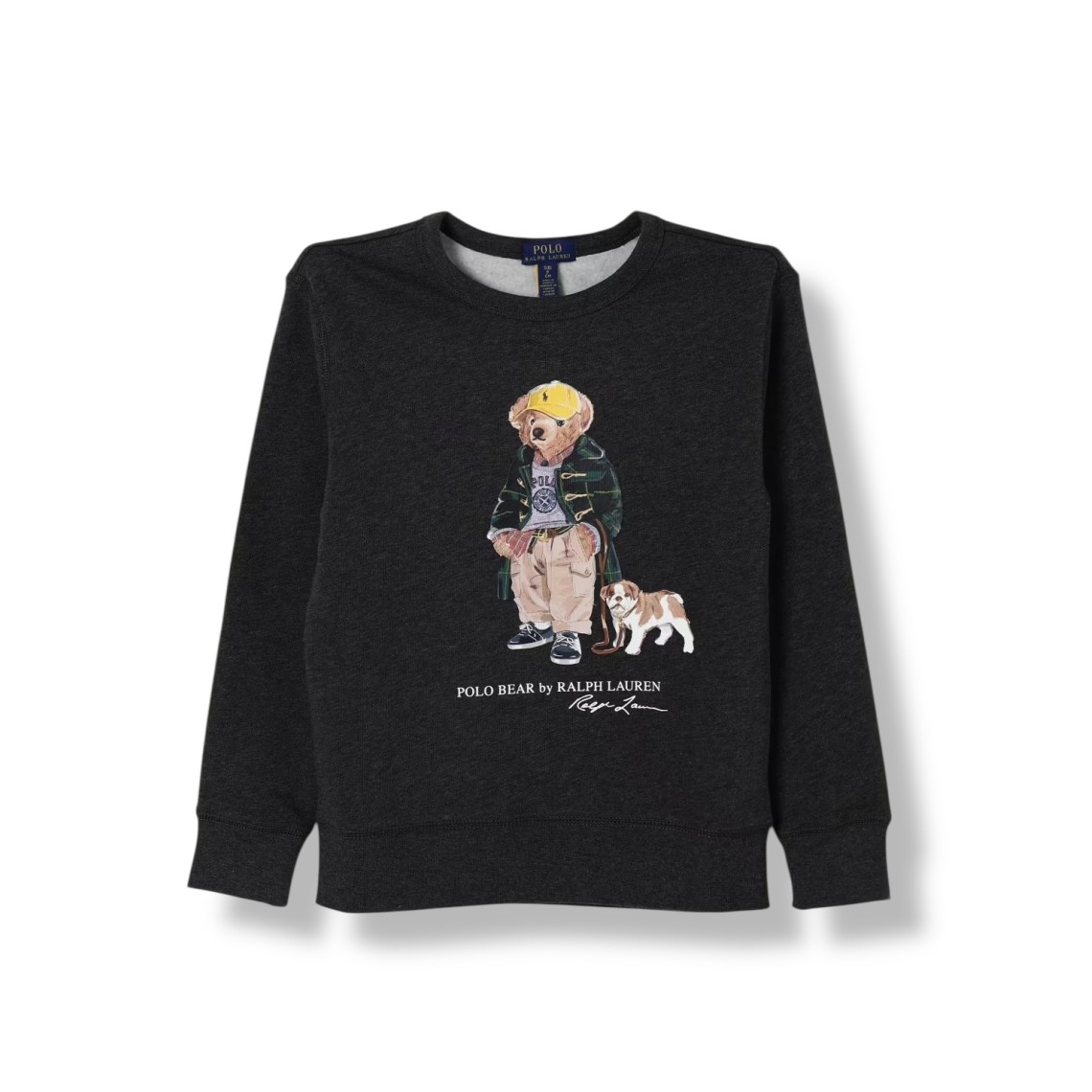 Felpa a girocollo con logo Teddy Polo Ralph Lauren bambino