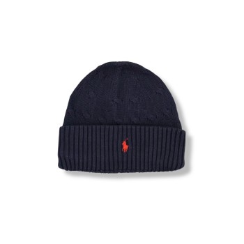 Cappello Polo Ralph Lauren in cotone a maglia intrecciata...