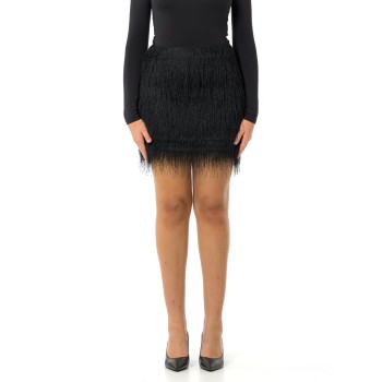 Minigonna con frange Twinset