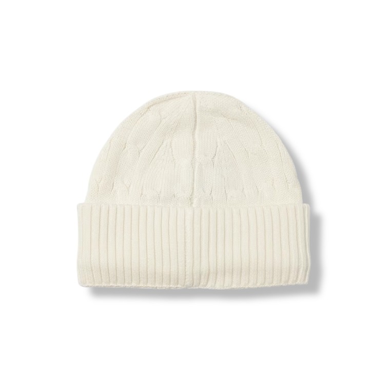 Cappello Polo Ralph Lauren in cotone a maglia intrecciata bambino