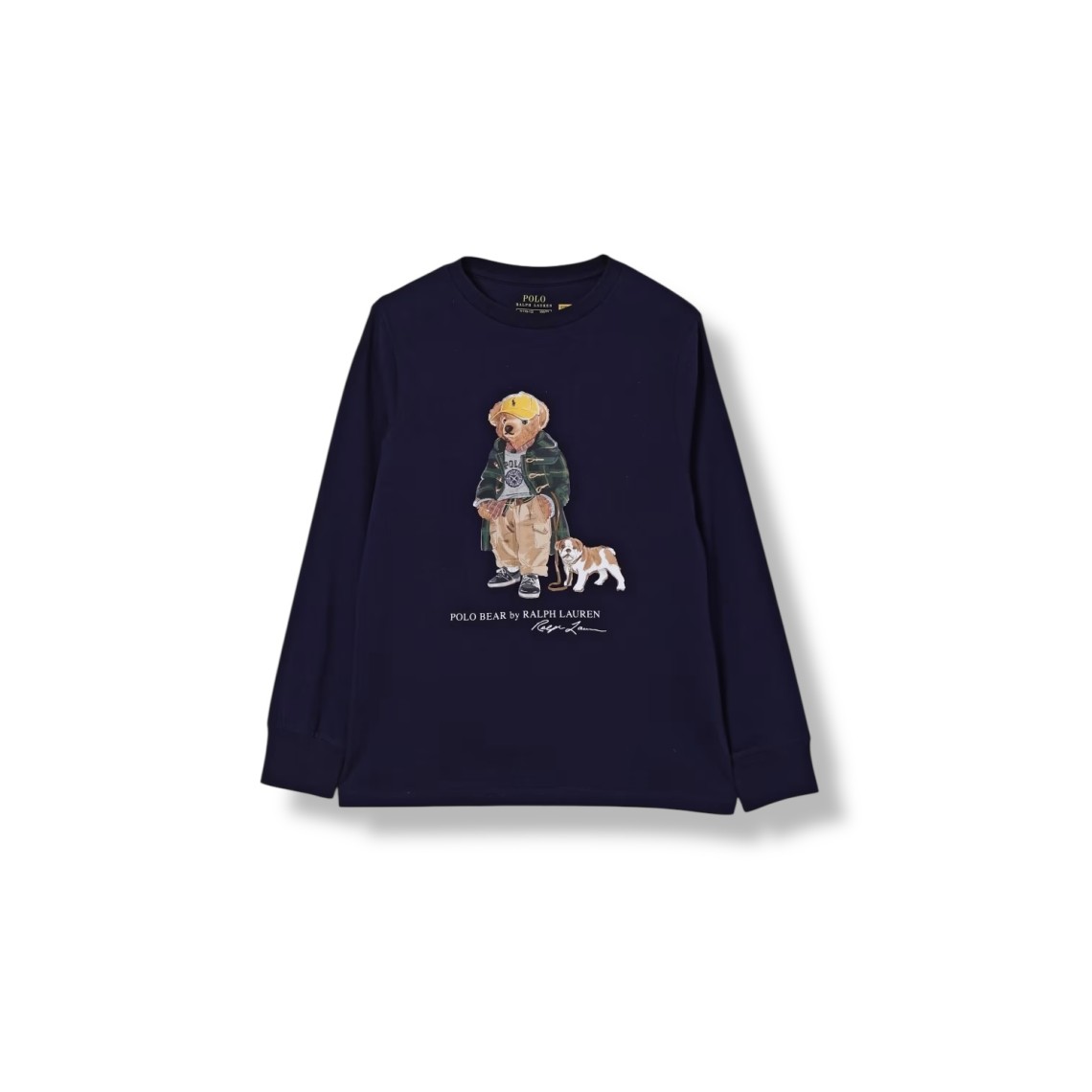 T-shirt in cotone con logo Polo Ralph Lauren bambino