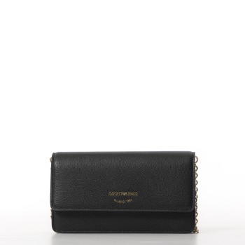 Borsa a tracolla mini in pelle bottalata Emporio Armani