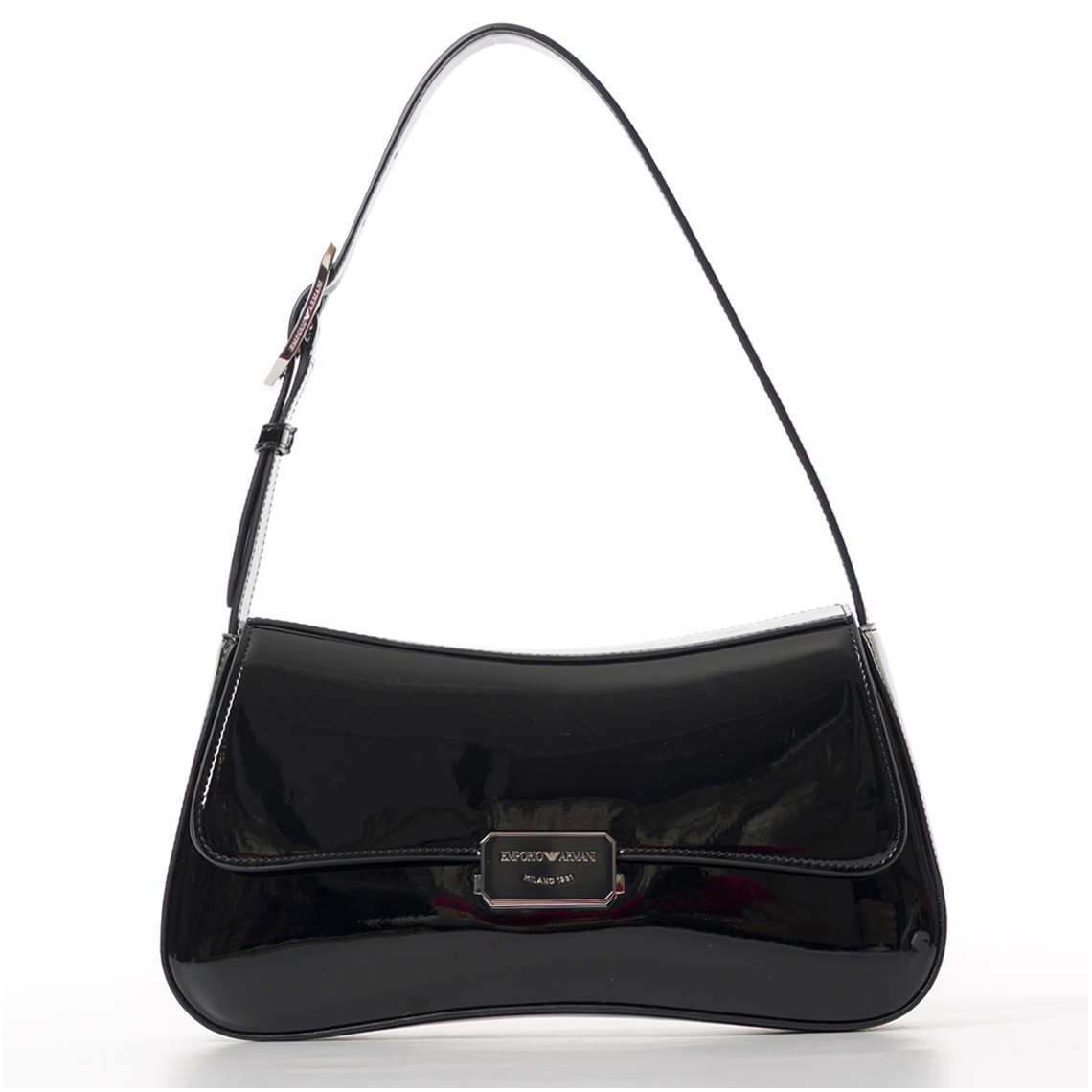 Borsa Emporio Armani in vernice