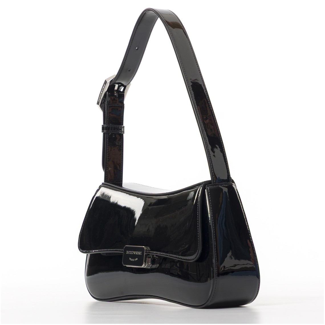Borsa Emporio Armani in vernice