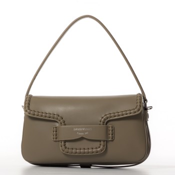 Borsa a mano in pelle bovina Emporio Armani