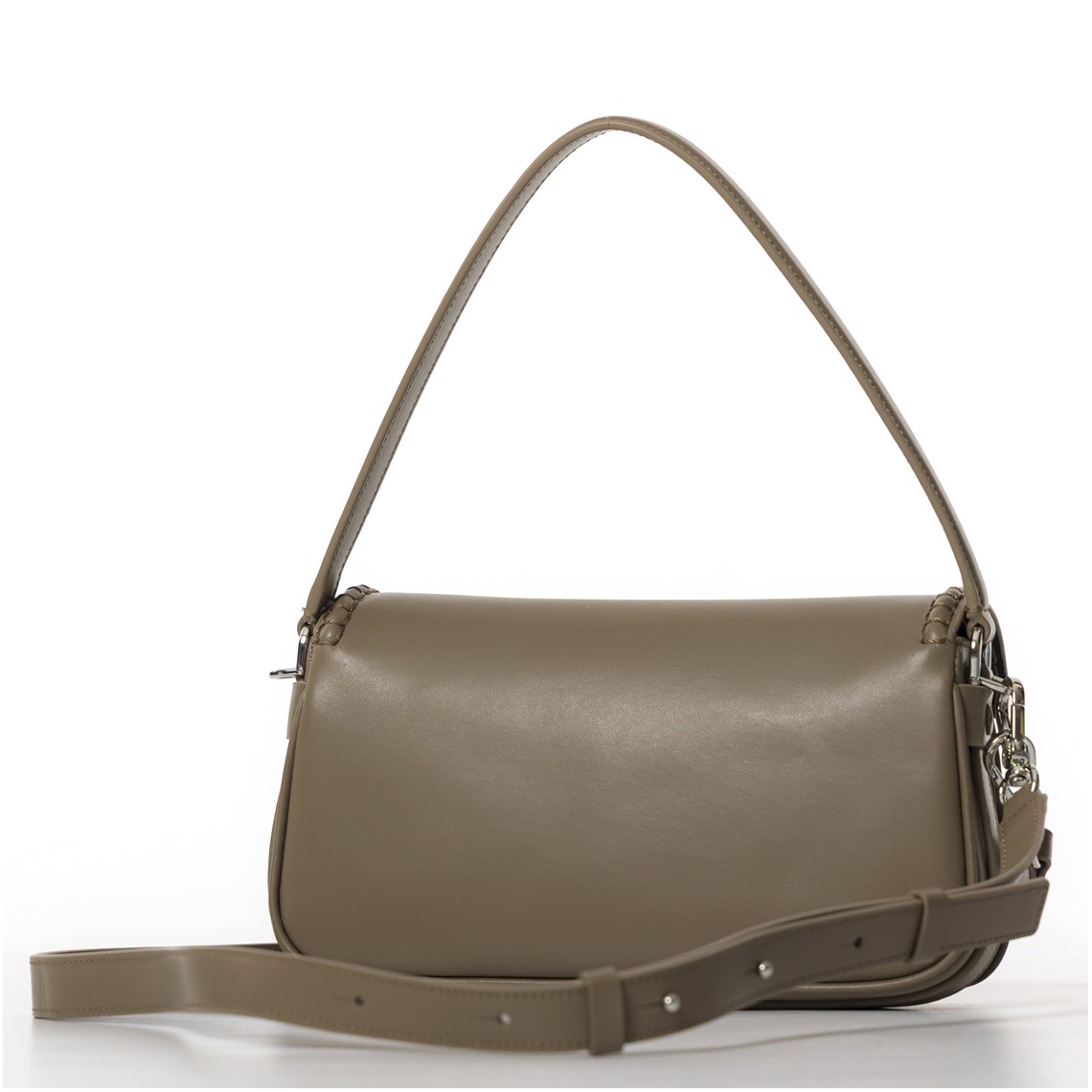 Borsa a mano in pelle bovina Emporio Armani