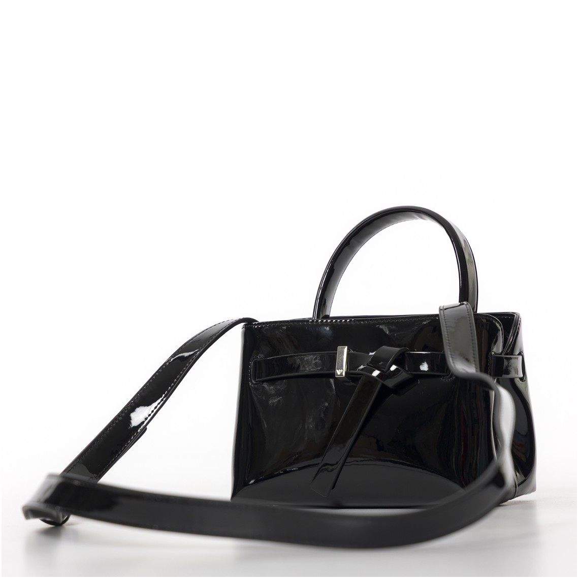 Mini bag Emporio Armani effetto vernice