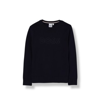 Maglia a girocollo in cotone Boss