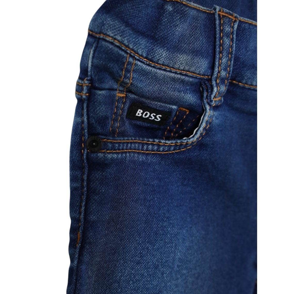 Jeans classico Boss in denim di cotone