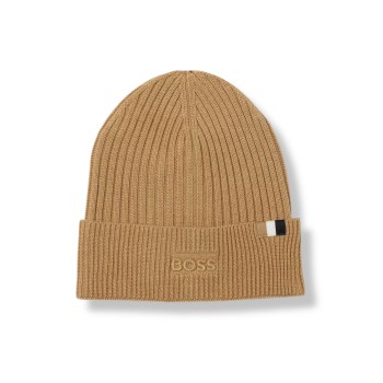 Cappello Boss in lana a coste