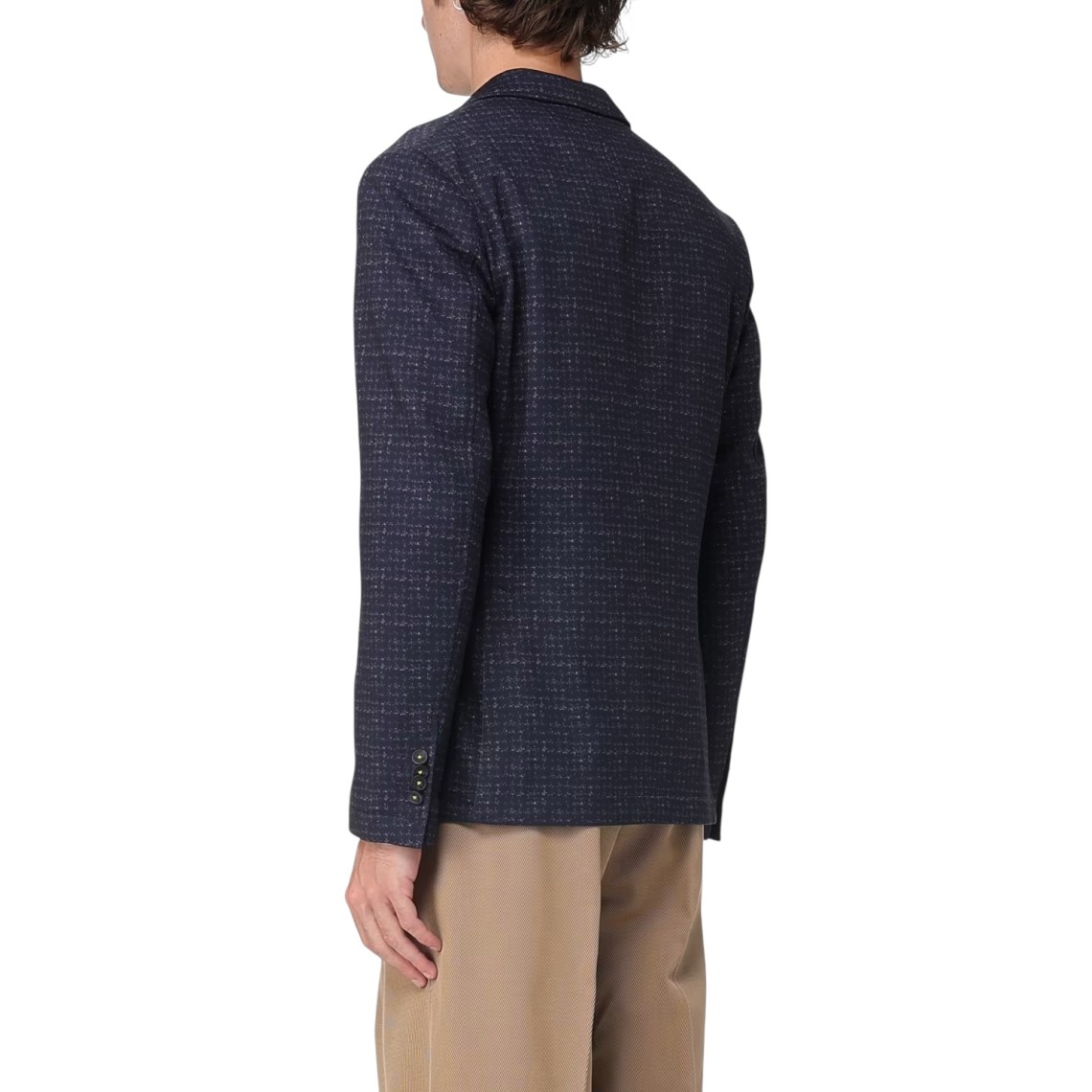 Blazer monopetto Manuel Ritz a quadri