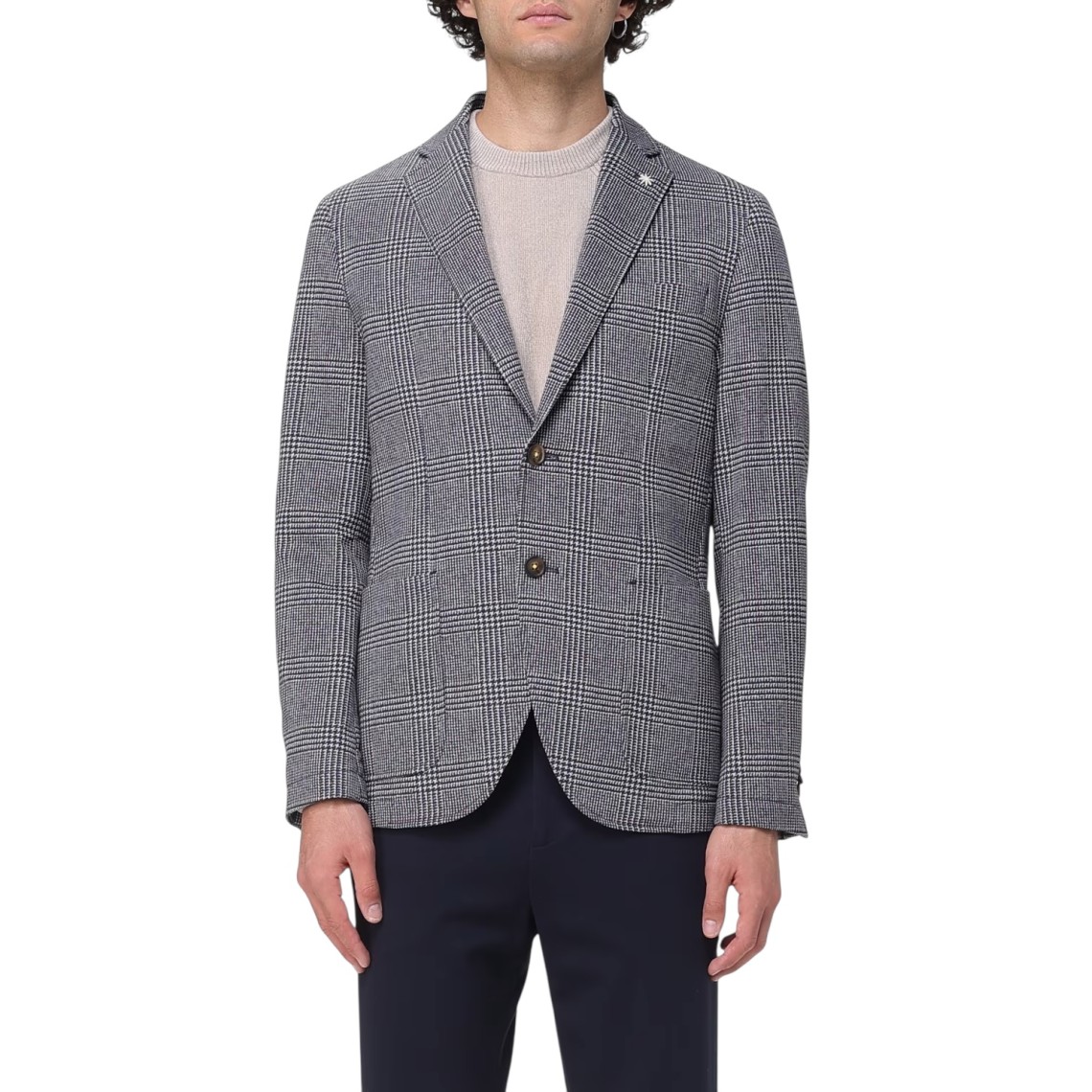 Blazer monopetto Manuel Ritz in Principe di Galles