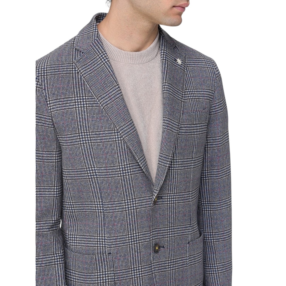 Blazer monopetto Manuel Ritz in Principe di Galles