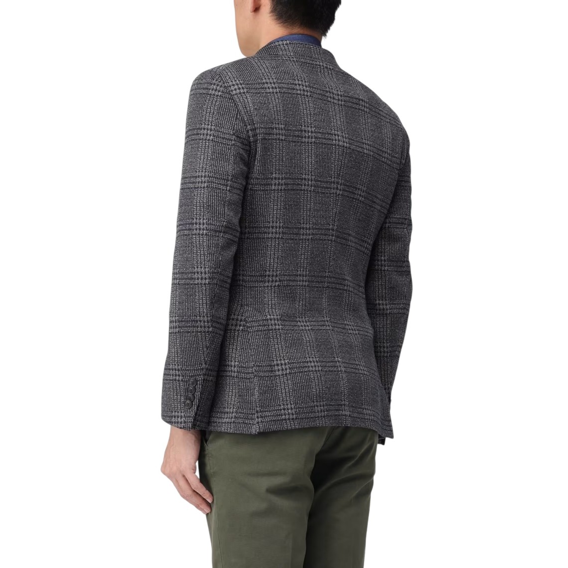 Blazer doppiopetto Manuel Ritz in misto cotone Prinicipe di Galles