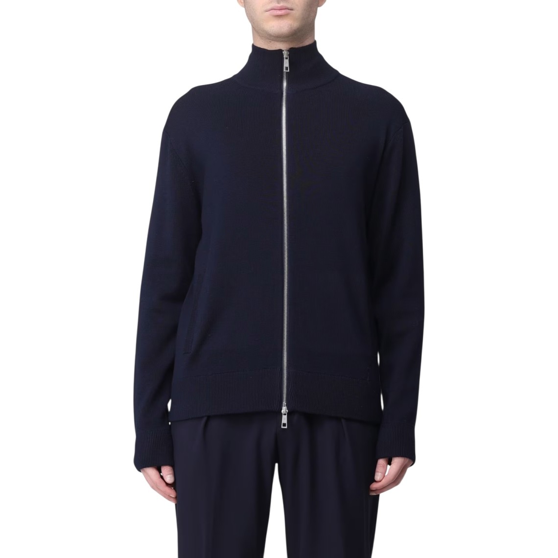 Cardigan con zip Manuel Ritz in misto lana