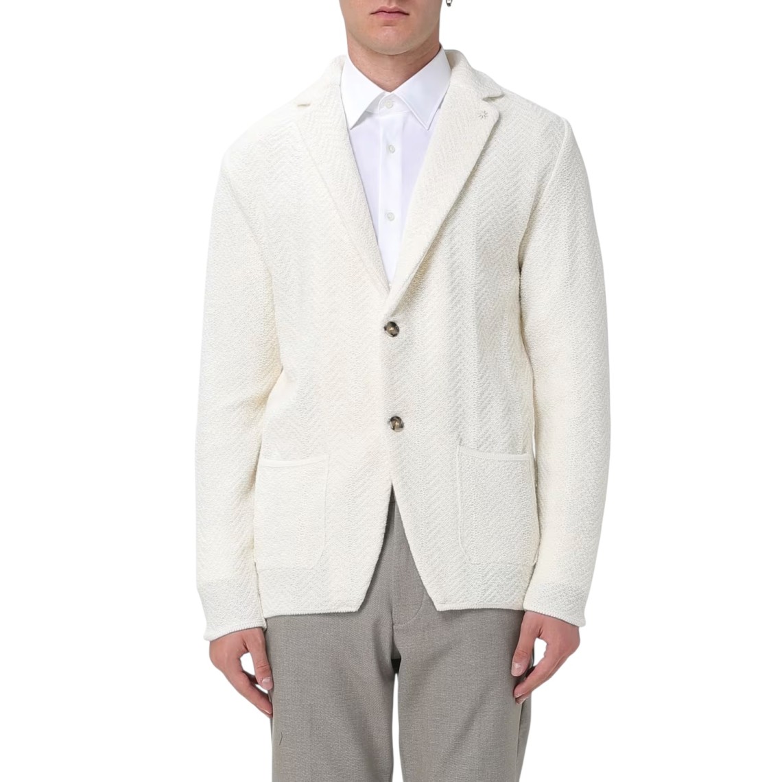 Blazer monopetto Manuel Ritz in maglia