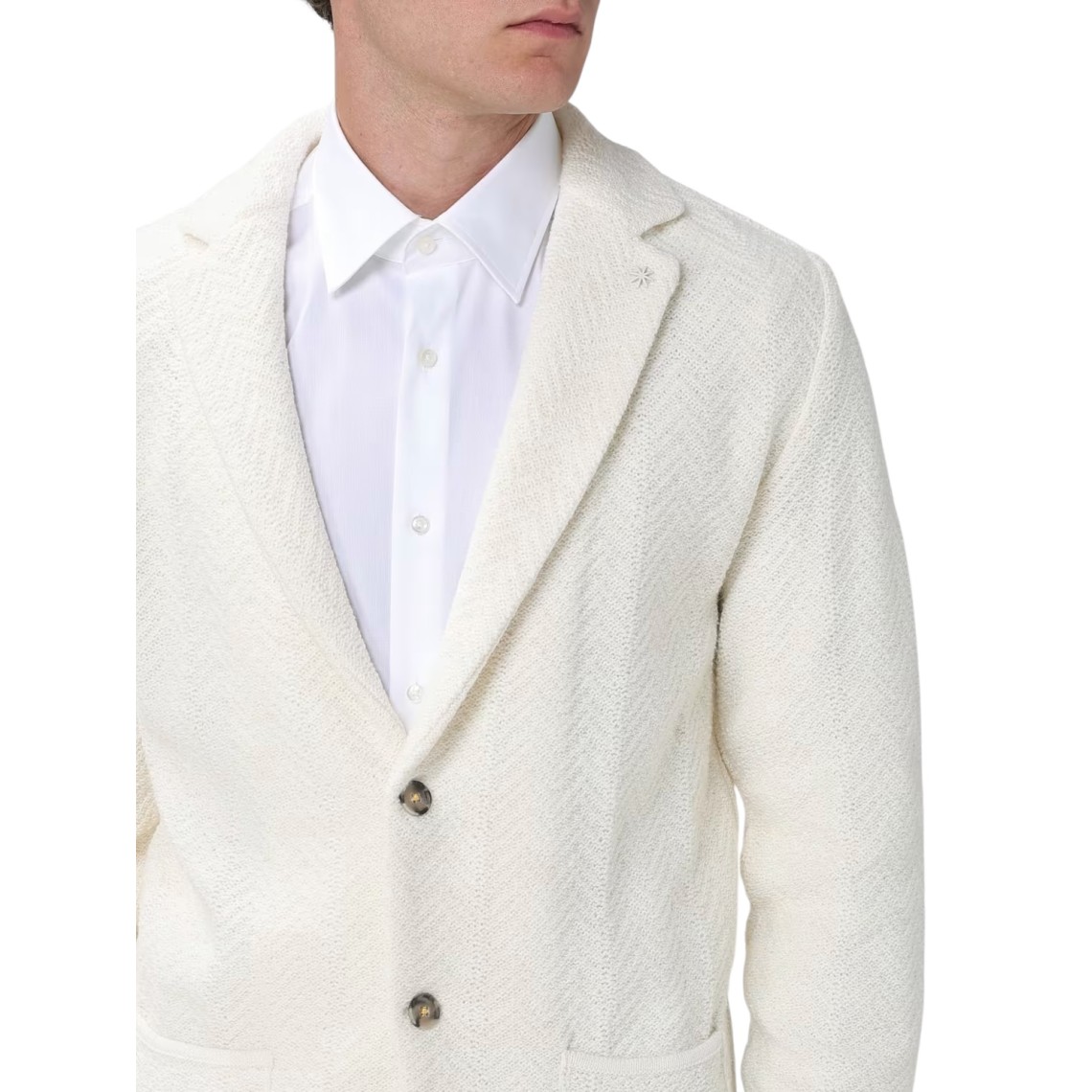 Blazer monopetto Manuel Ritz in maglia